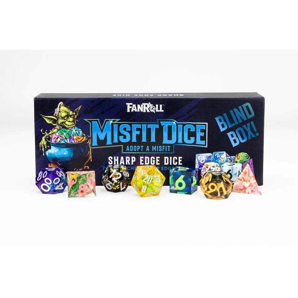 7-Die Set Mystery Misfit Sharp Edge Resin Assortment