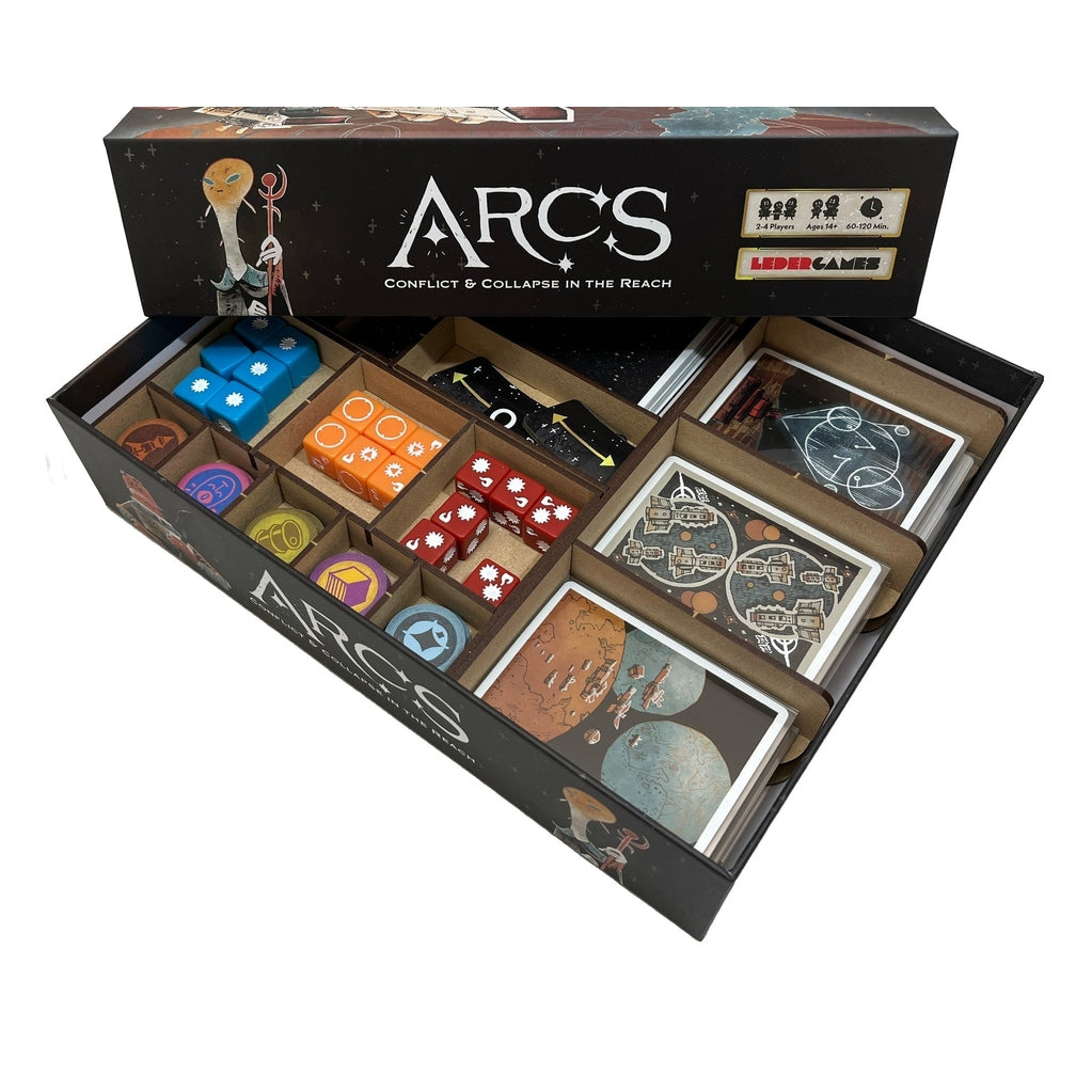 Arcs Board Game Organizer Insert