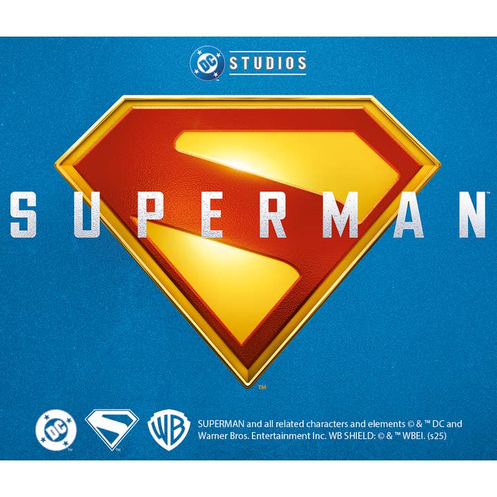 Superman 2025: Logo Die Cut Vinyl Sticker - 3"