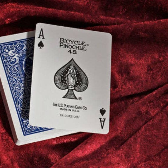 Bicycle Pinochle Standard Cards Blue
