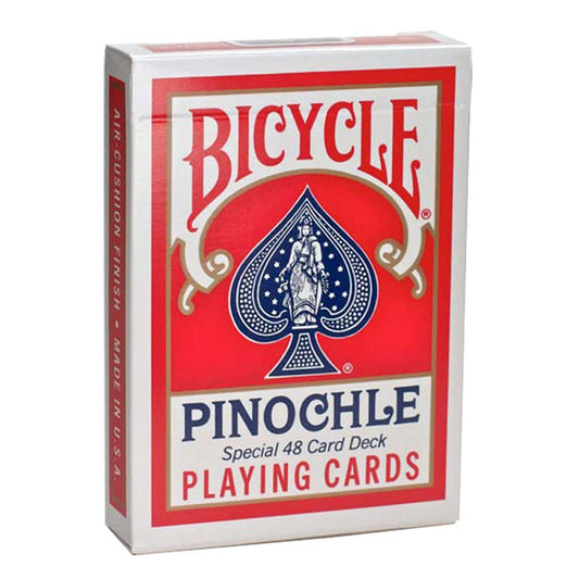 Bicycle Pinochle Standard Cards Red