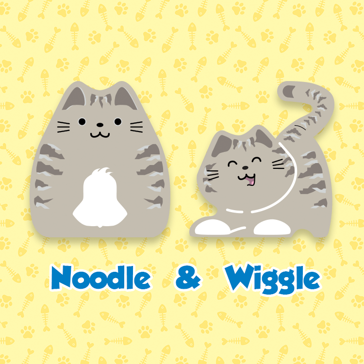 Boop Kitten Kaboodles: Noodle & Wiggle
