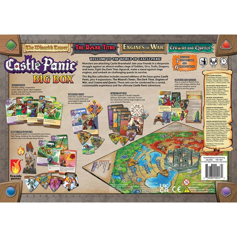 Castle Panic Big Box Board Game Second Edition