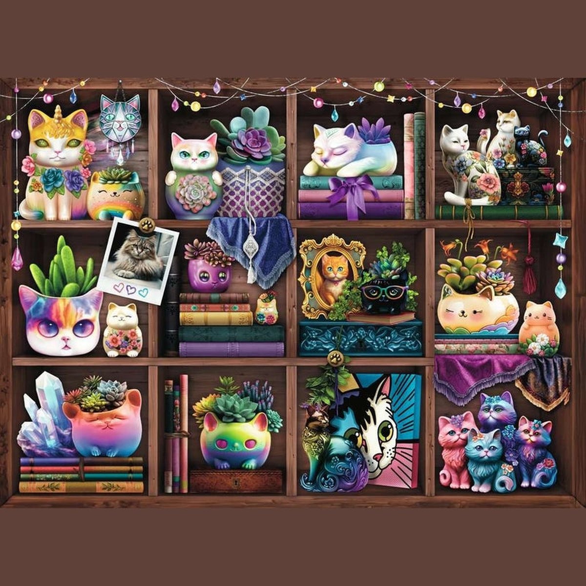 Cats And Succulents 500 Pieces