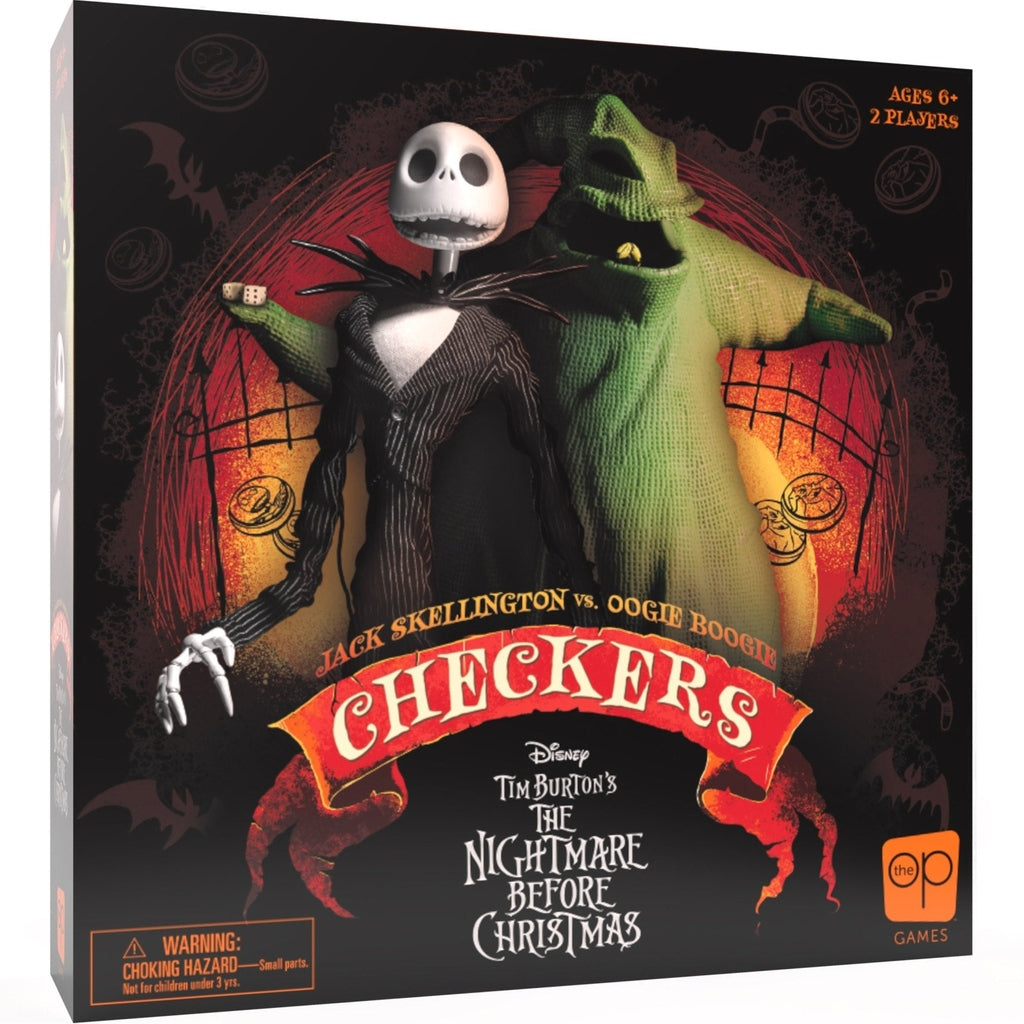 Checkers: Disney Tim Burton The Nightmare Before Christmas