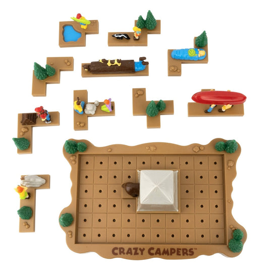 Crazy Campers -single player logic game