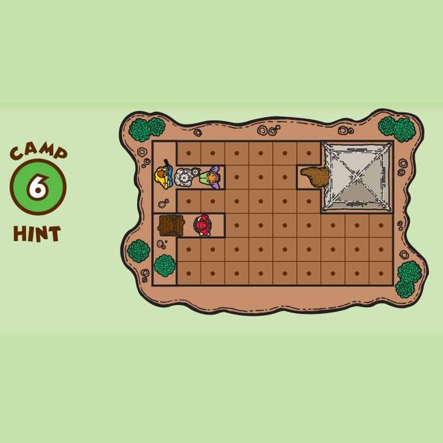 Crazy Campers -single player logic game