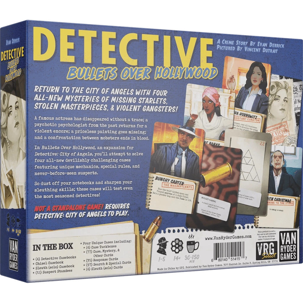 Detective City of Angels: Bullets Over Hollywood Expansion