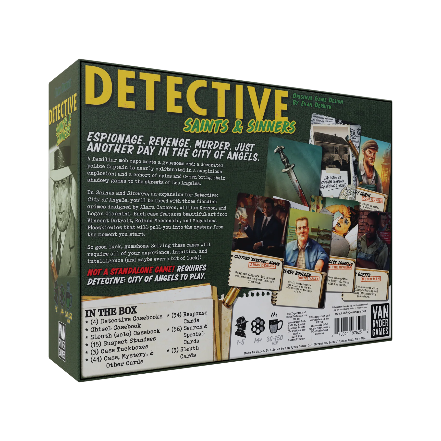 Detective City of Angels: Saints and Sinners Expansion