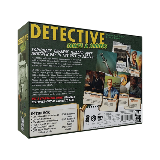 Detective City of Angels: Saints and Sinners Expansion