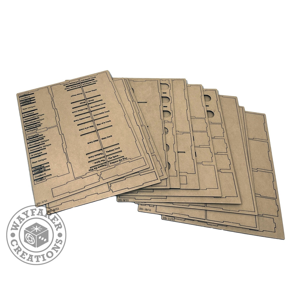 Dune Imperium Uprising Extended Board Game Organizer Insert