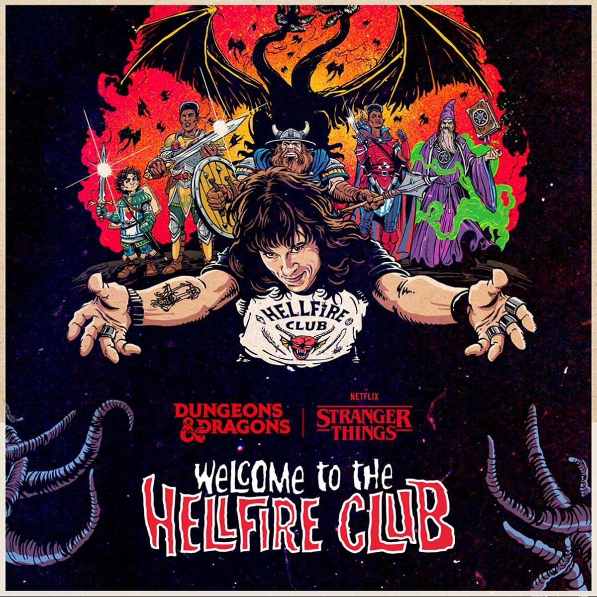 Dungeons and Dragons: Stranger Things: Welcome to Hellfire Club Starter Set