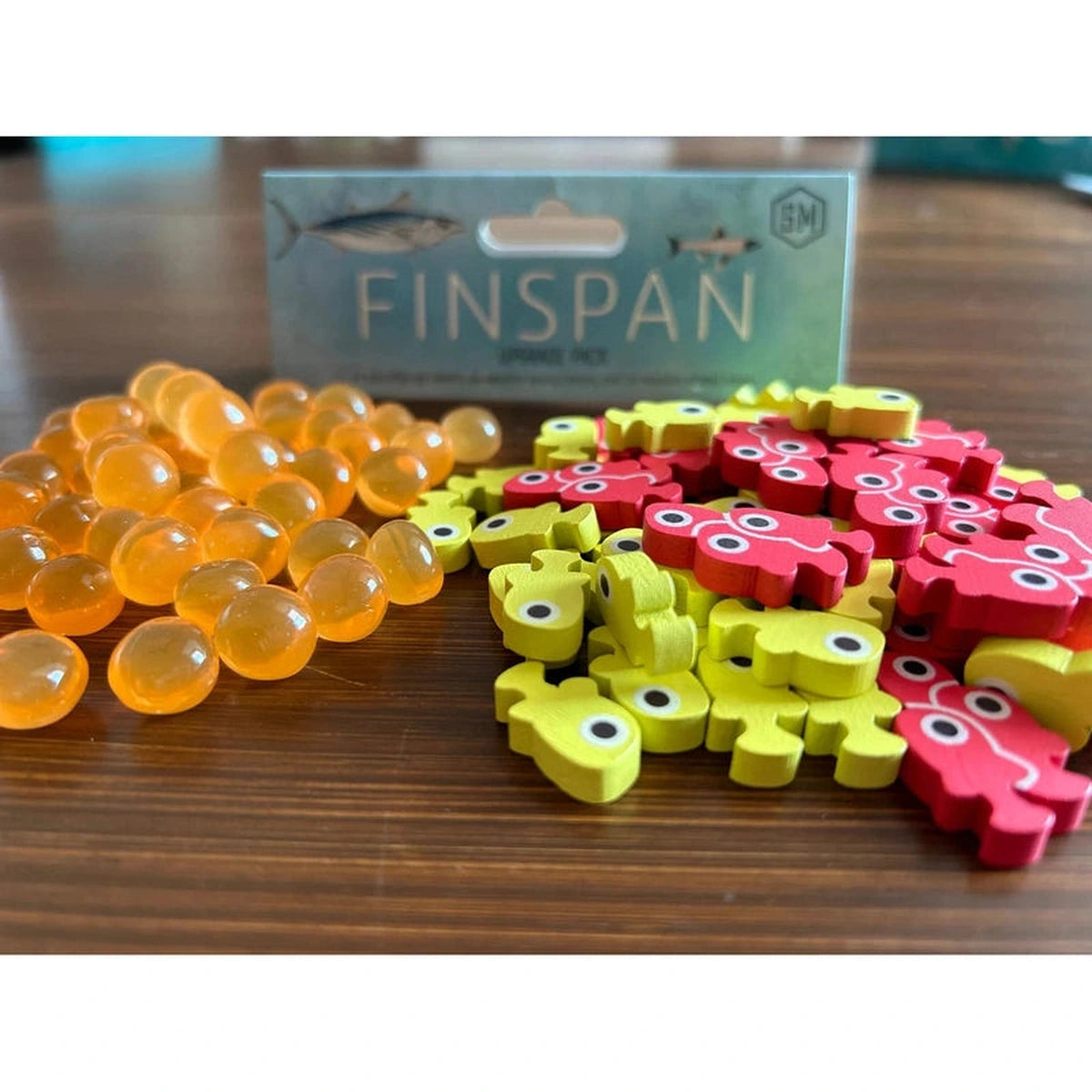 Finspan Upgrade Pack Wooden Tokens & Squishy Eggs