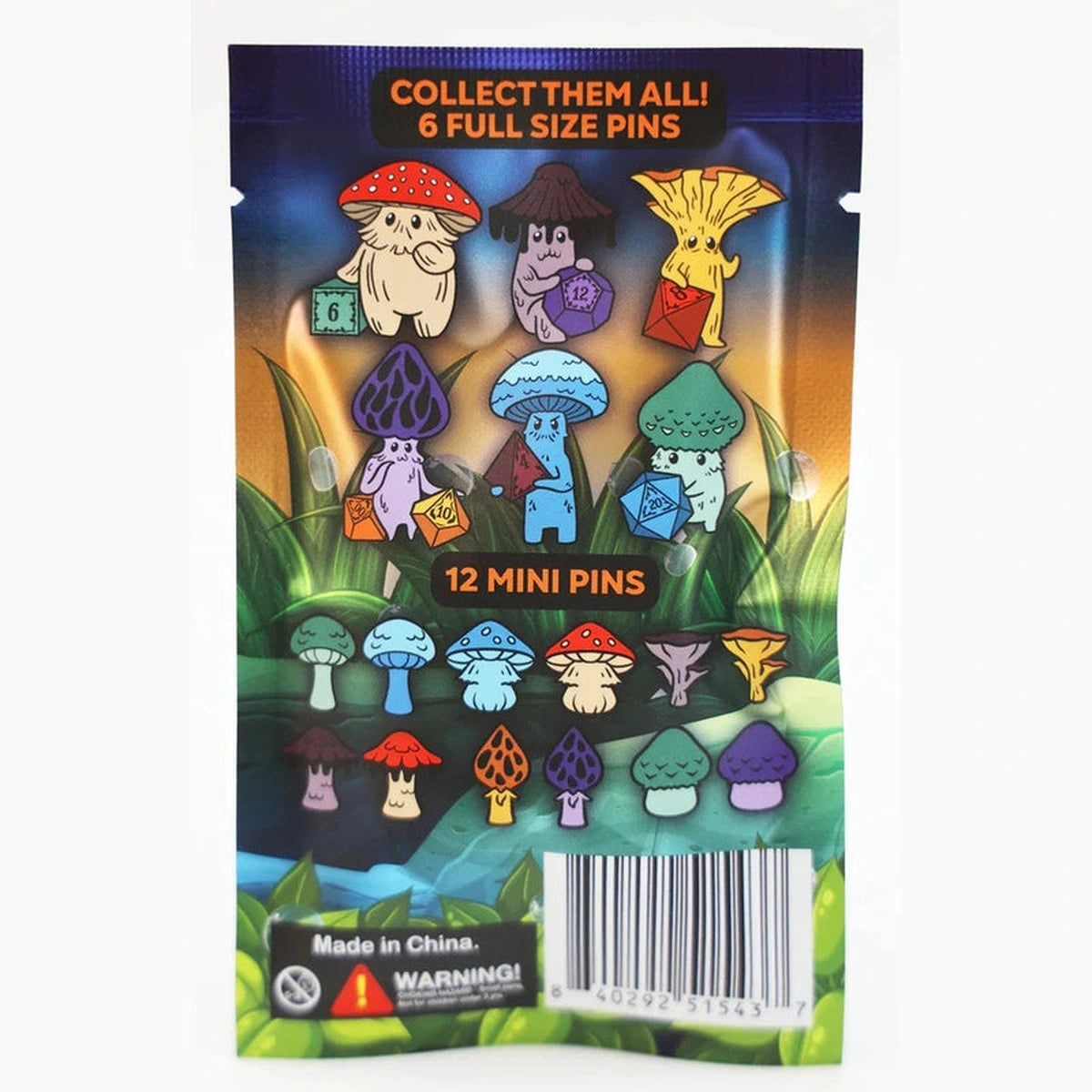 Foam Brain Dice Friendly Fungi Mystery Loot Pack