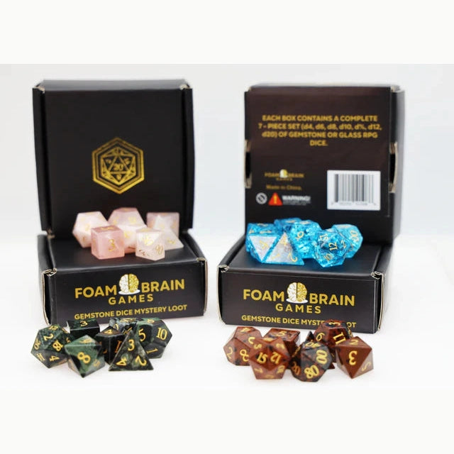 Foam Brain Dice Gemstone Mystery Loot