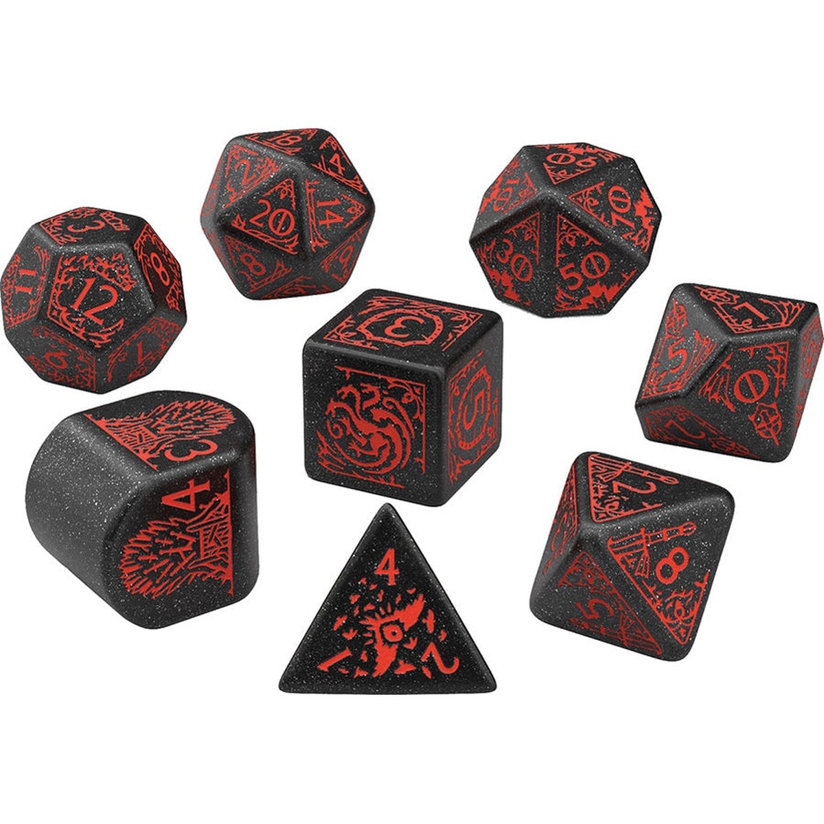 Game of Thrones Dice: Targaryen Dice Set 7