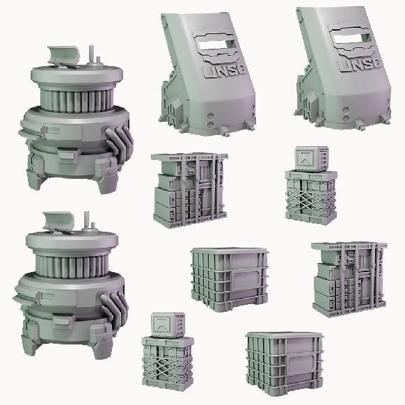 Halo: Flashpoint - UNSC Scenery Set