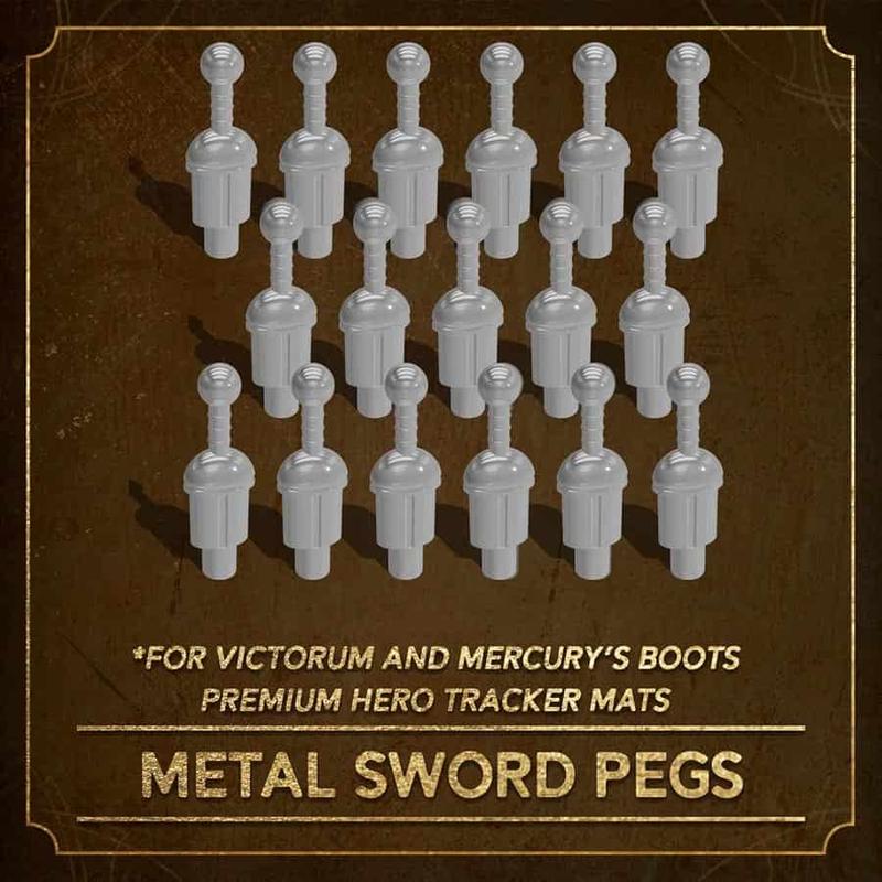 Hoplomachus: Hero Tracker Metal Sword Pegs