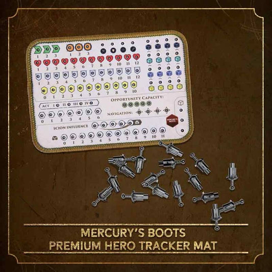 Hoplomachus: Victorum: Mercury's Boots Hero Tracker Mat