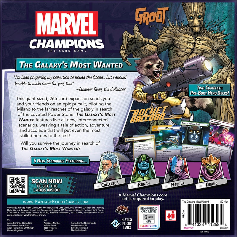 Marvel Champions: The Card Game - The Galaxy’s Most Wanted Expansion