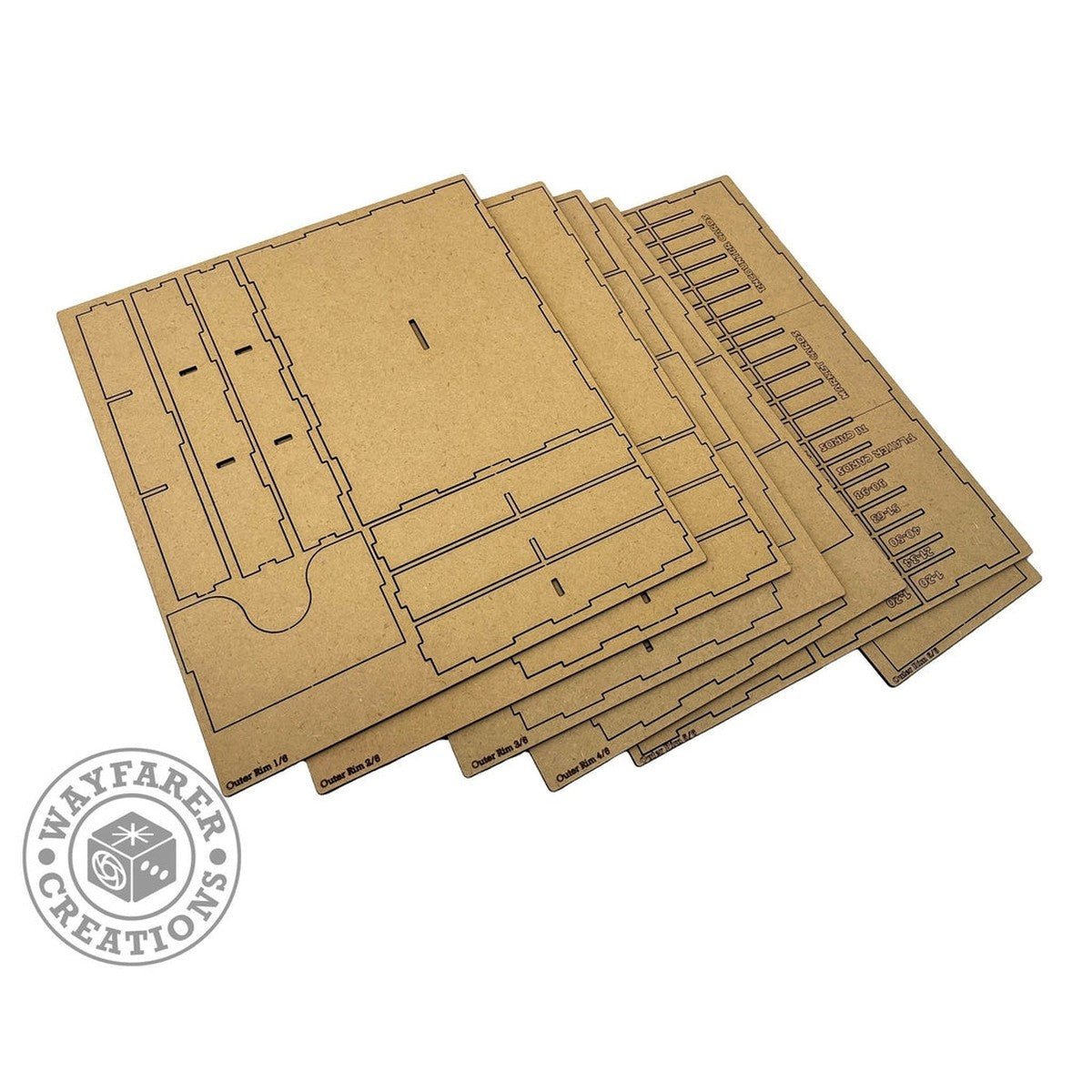 Outer Rim Board Game Organizer Insert