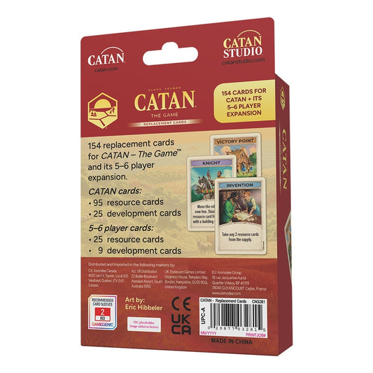 Settlers of Catan Board Game Extension: Base Game Cards 6th Edition 2025
