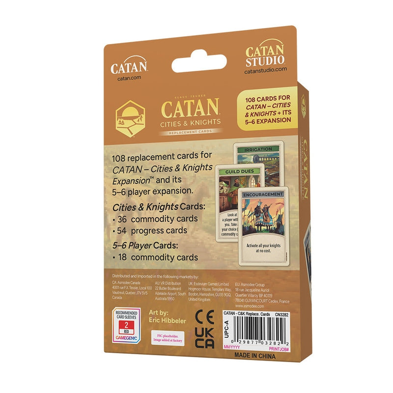 Settlers of Catan Board Game Extension: Cities & Knights Cards 6th Edition 2025