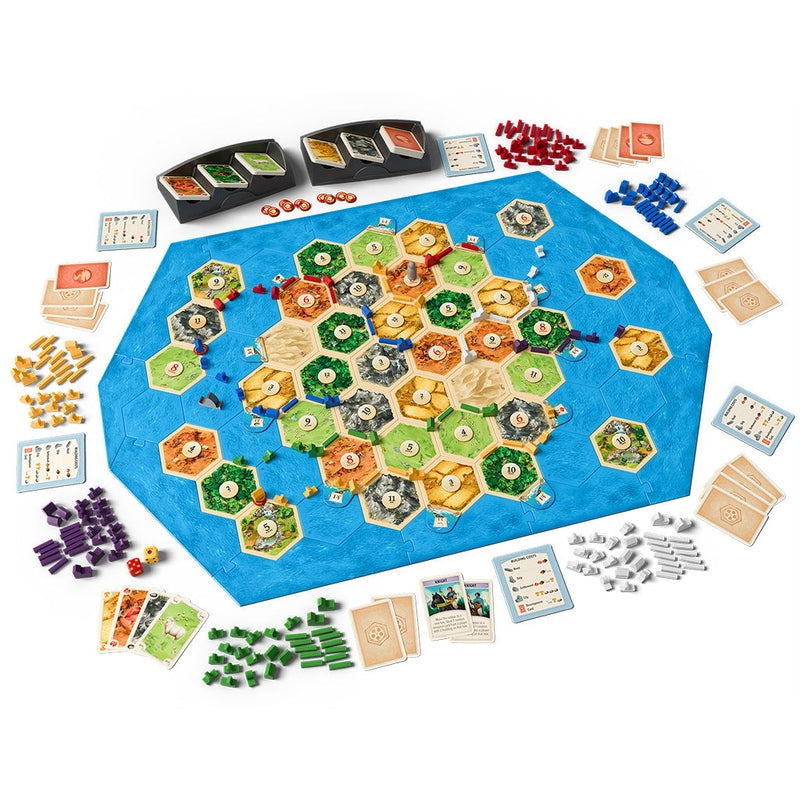 Settlers of Catan Board Game Extension: Seafarers 5-6 Player 6th Edition 2025