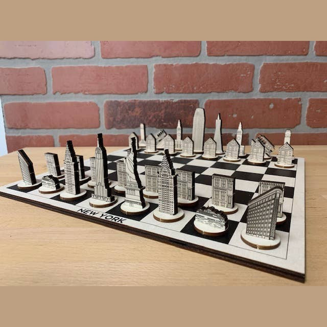 Skylines Chess Set