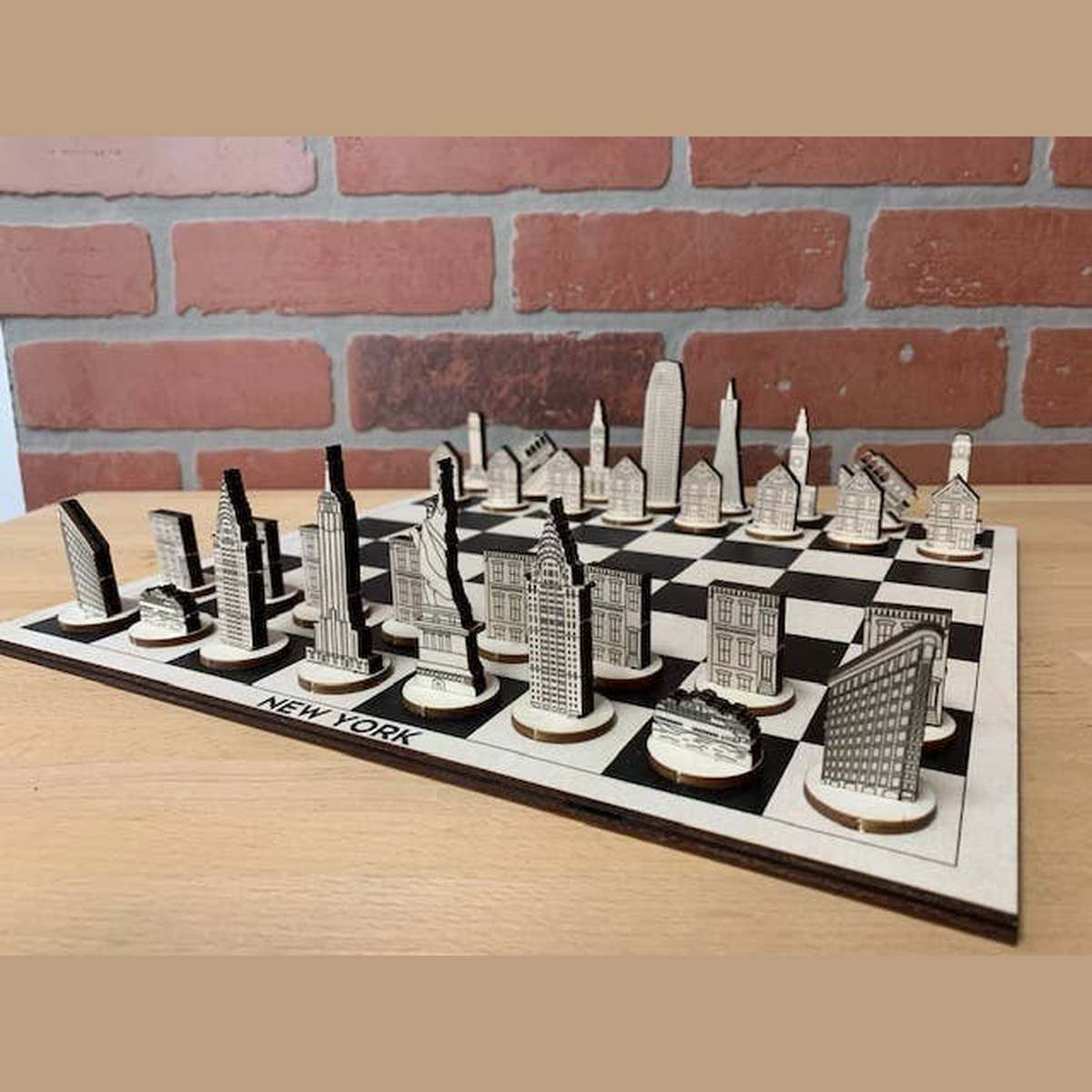 Skylines Chess Set