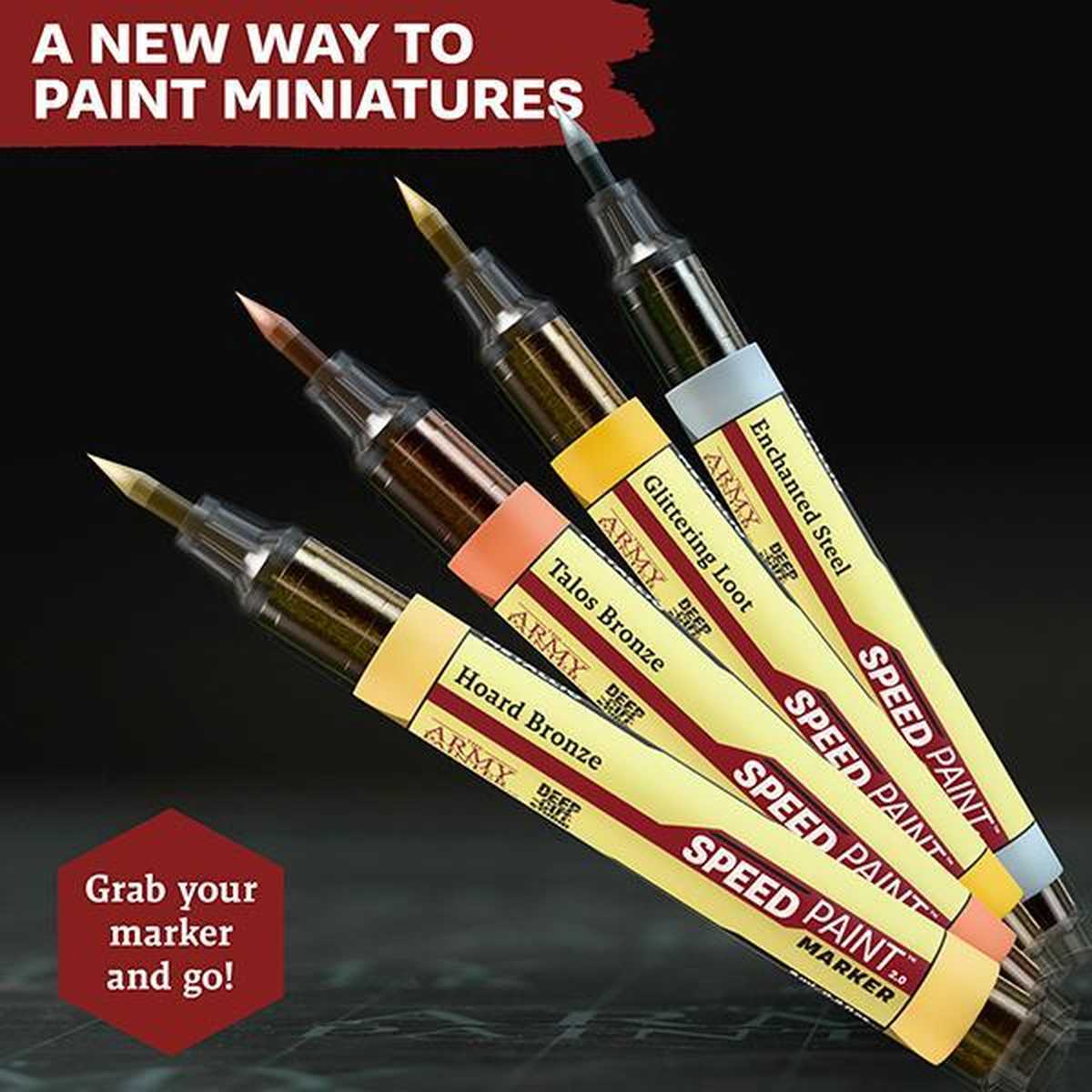 Speedpaint Markers: Metallics Set