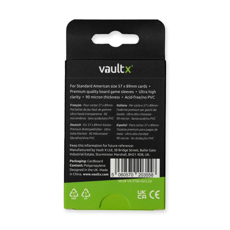 Standard American Board Game Sleeves