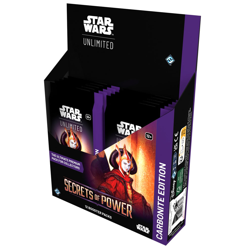 Star Wars: Unlimited - Secrets of Power: Carbonite Booster Display
