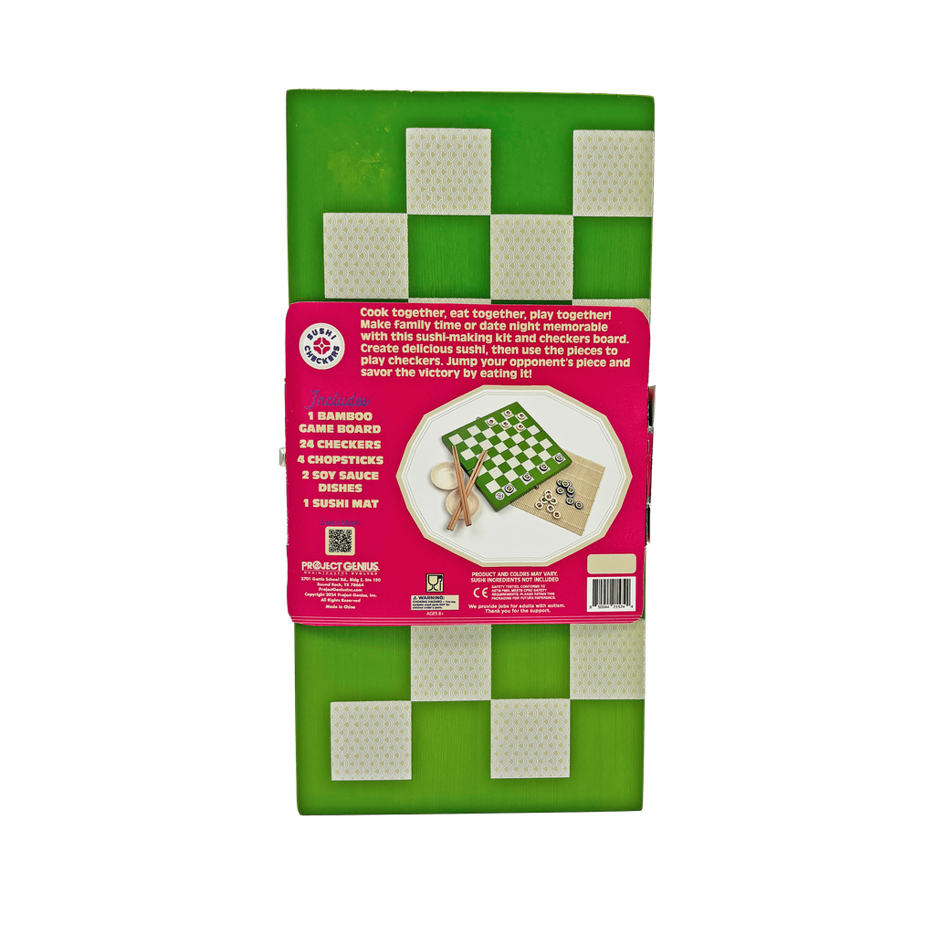 Sushi Checkers - Sushi Making Kit & Checkers Game