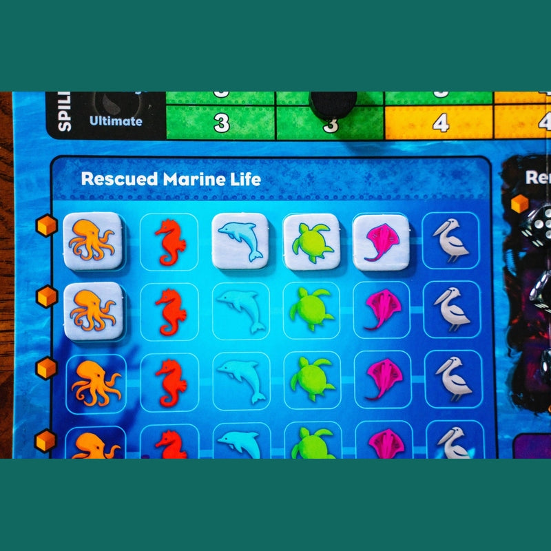 The SPILL: A Cooperative Strategy Game to Save the Sea Life