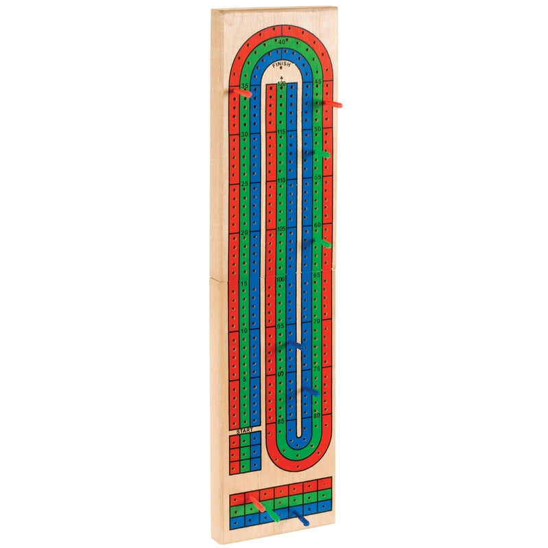 Triple Track Cribbage Board Game