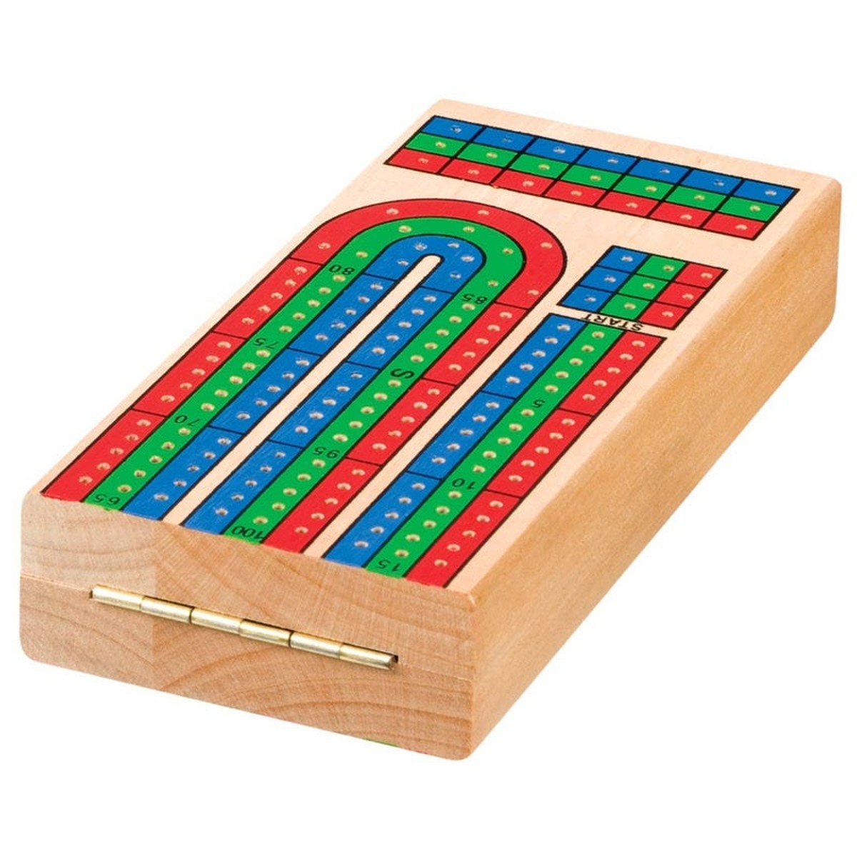 Triple Track Cribbage Board Game