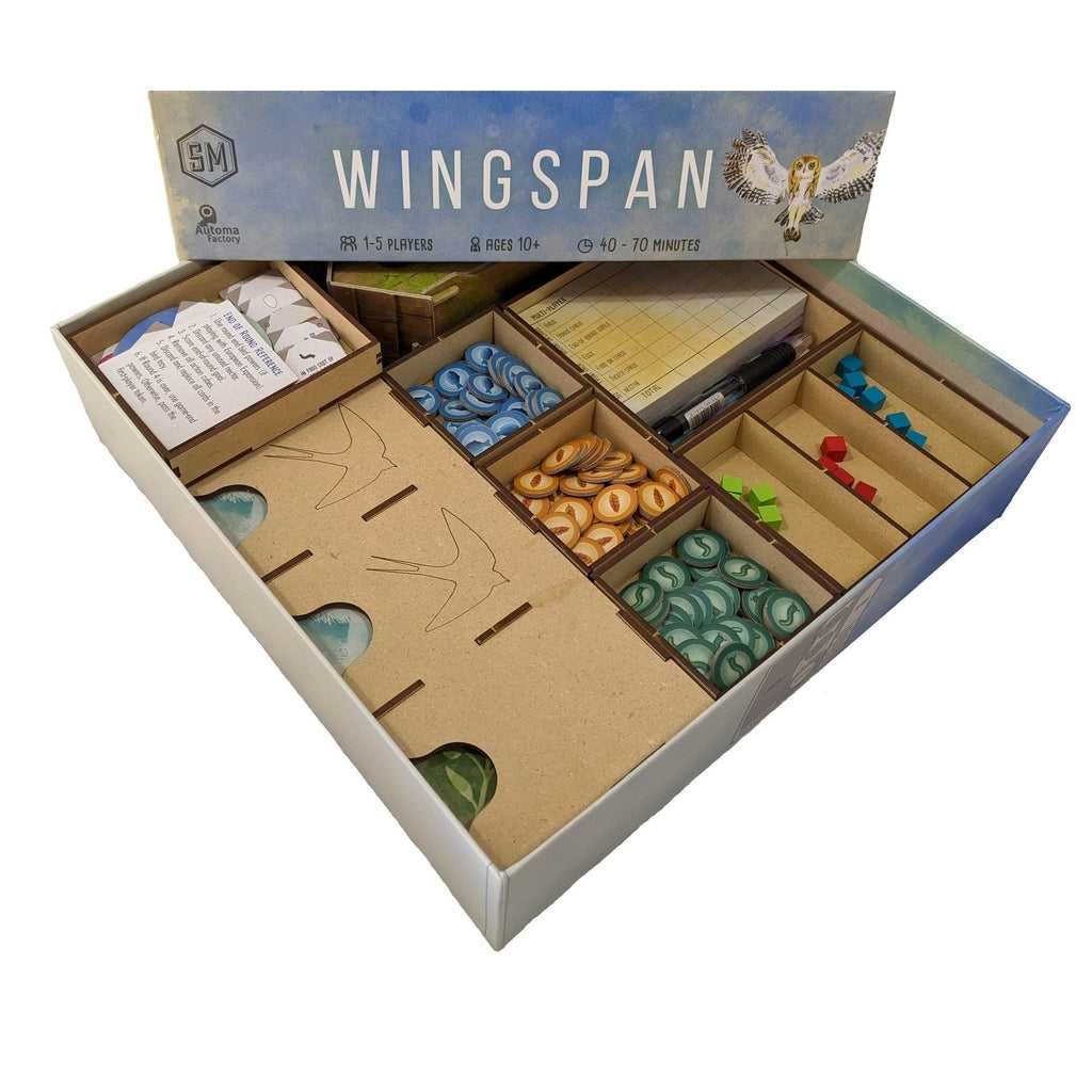 Wingspan Board Game Organizer Insert
