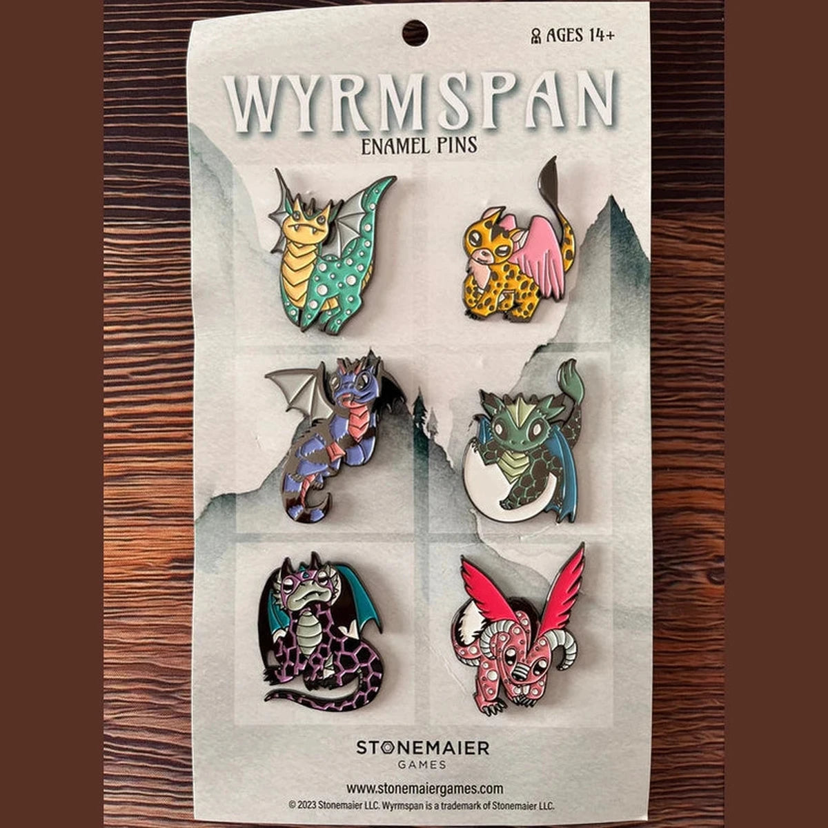 Wyrmspan Enamel Pins