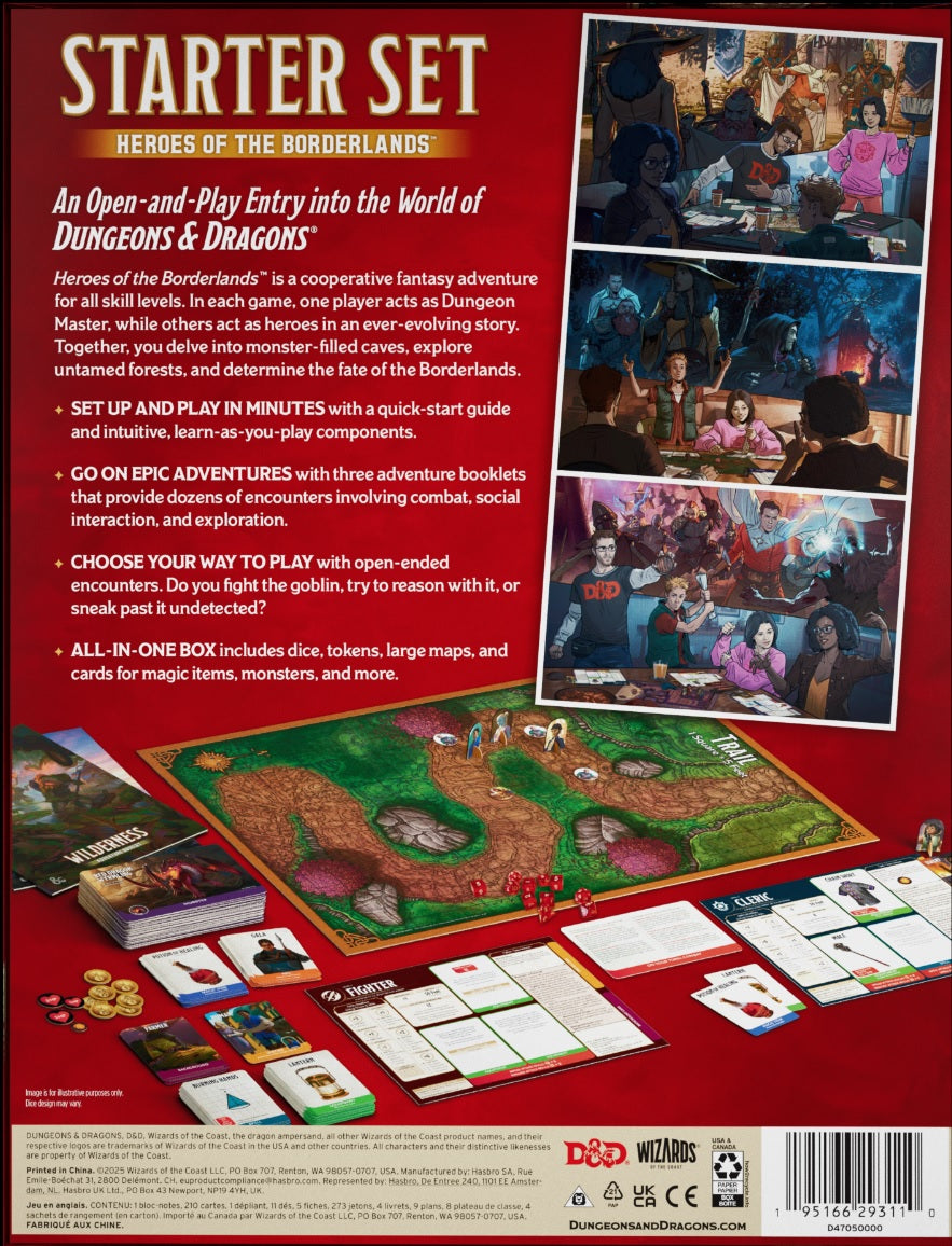 Dungeons & Dragons: 2024 Starter Set Heroes of the Borderlands