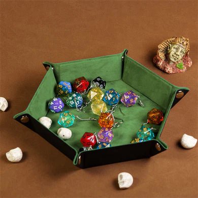Leatherette & Velvet Dice Tray