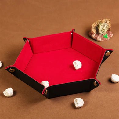 Leatherette & Velvet Dice Tray