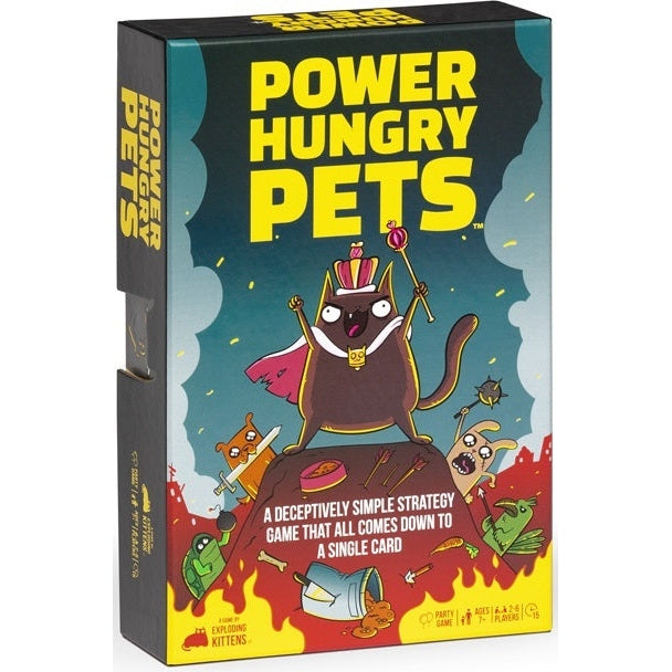 Exploding Kittens Power Hungry Pets Game