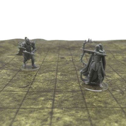 25 Pcs Round Acrylic Model Bases 1-inch for DND Miniatures, Warhammer and Other RPG Minis, or Wargames Table