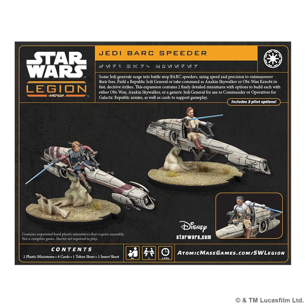Star Wars: Legion - Jedi General on BARC Speeder