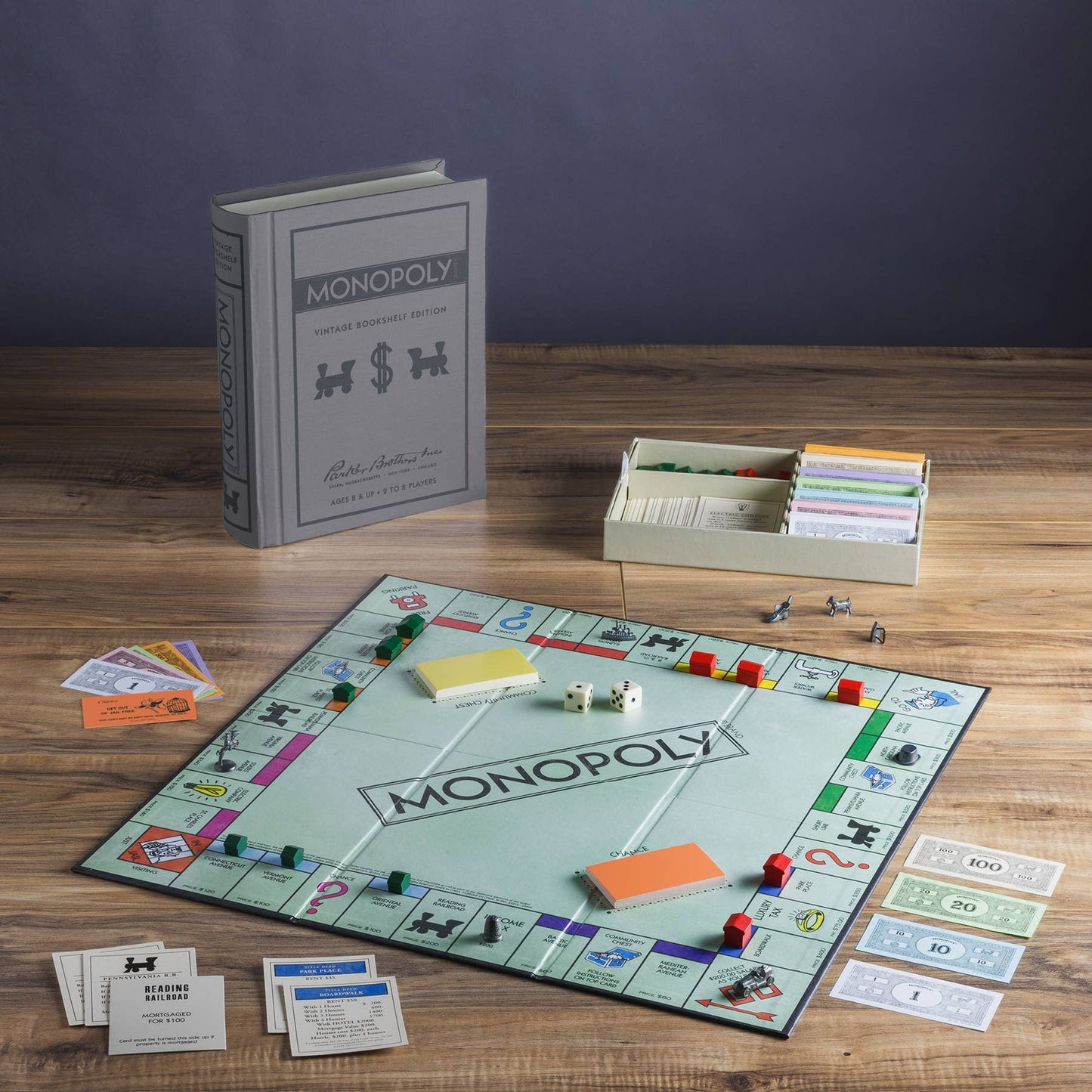 WS Game Company Monopoly Vintage Bookshelf Edition