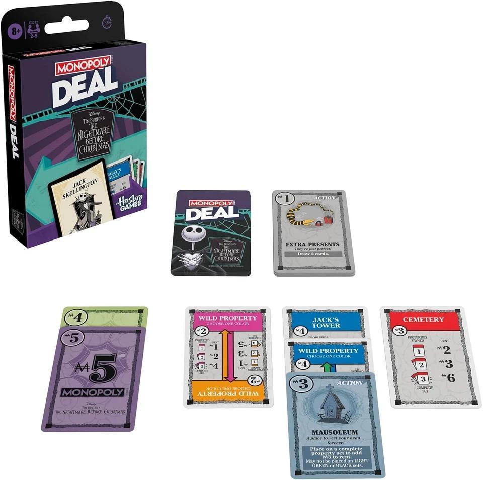 Monopoly Deal Card Game - Nightmare Before Xmas