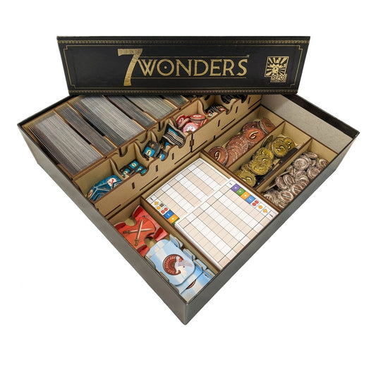7 Wonders 2nd Edition Board Game Organizer Insert