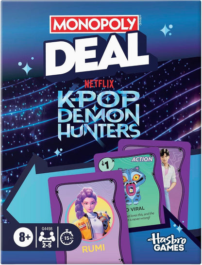 Monopoly Deal Card Game - Kpop Demon Hunters