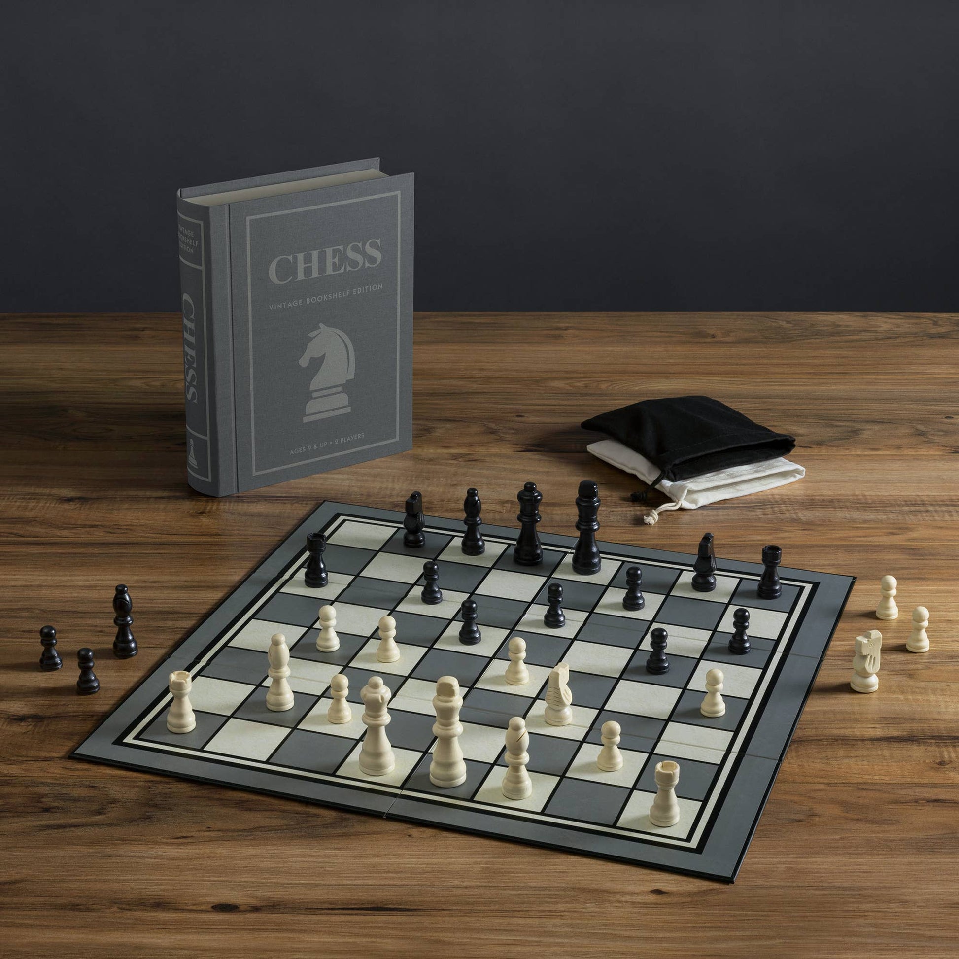 WS Game Company Chess Vintage Bookshelf Edition